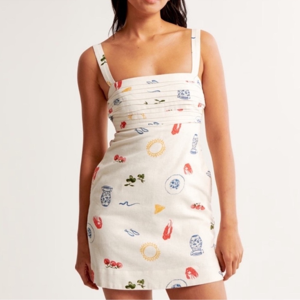 Abercrombie & Fitch Linen Skort Dress